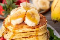 Fluffy Banana Pancakes