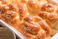 Golden Challah Dinner Rolls