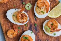 Zesty Cajun Shrimp Deviled Eggs