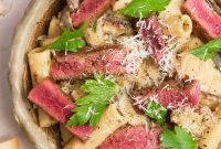 Steakhouse Mushroom Pasta