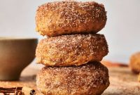 Golden Pumpkin Doughnuts