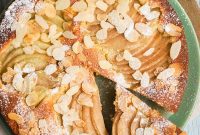 Golden Pear Almond Cake