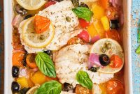 Sun-Drenched Mediterranean Fish Bake