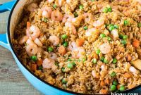 Zesty Jollof Rice with Succulent Shrimp