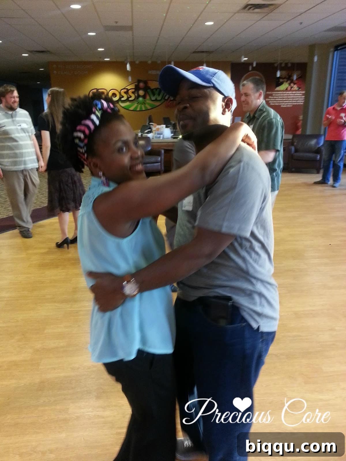 The Ultimate Party Week 8 A couple in a joyful embrace while dancing, reflecting the fun and connection of their date night.