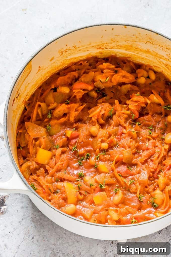 South African Chakalaka, a colorful vegetable relish.