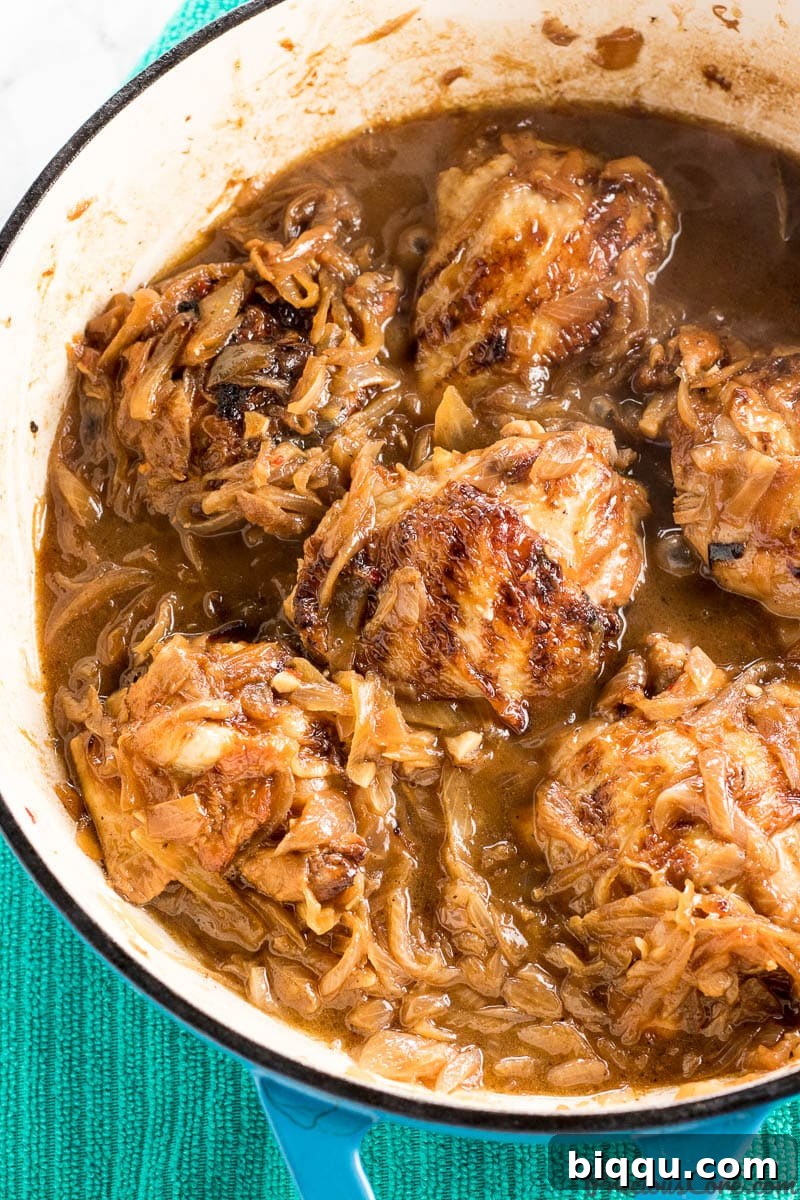Poulet Yassa or Chicken Yassa, a flavorful West African Dinner Recipe.