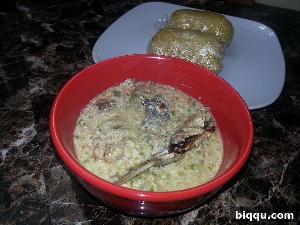 Ingredients for Okra-Egusi Soup laid out