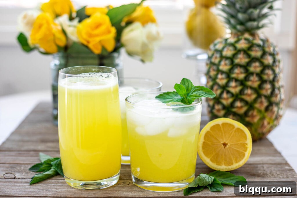 Landscape photo of tropical lemonade