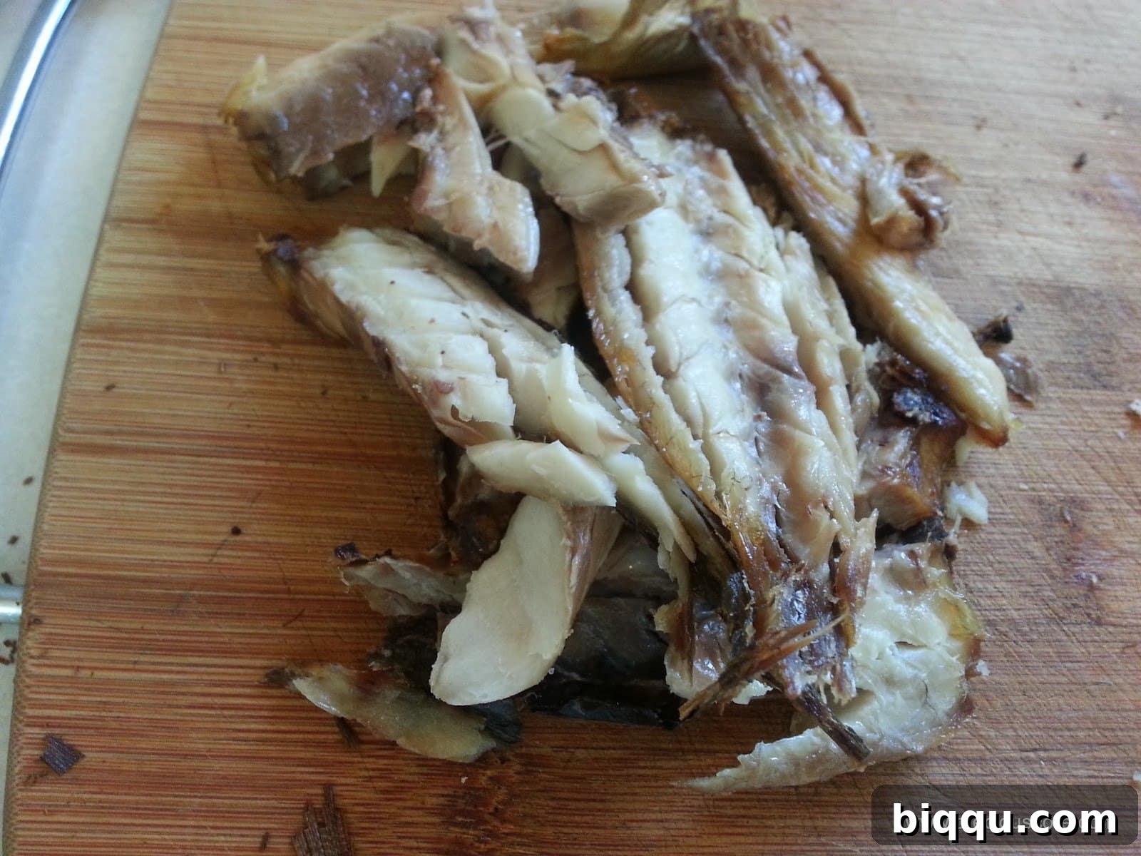 Full view of the finished oven-dried fish.