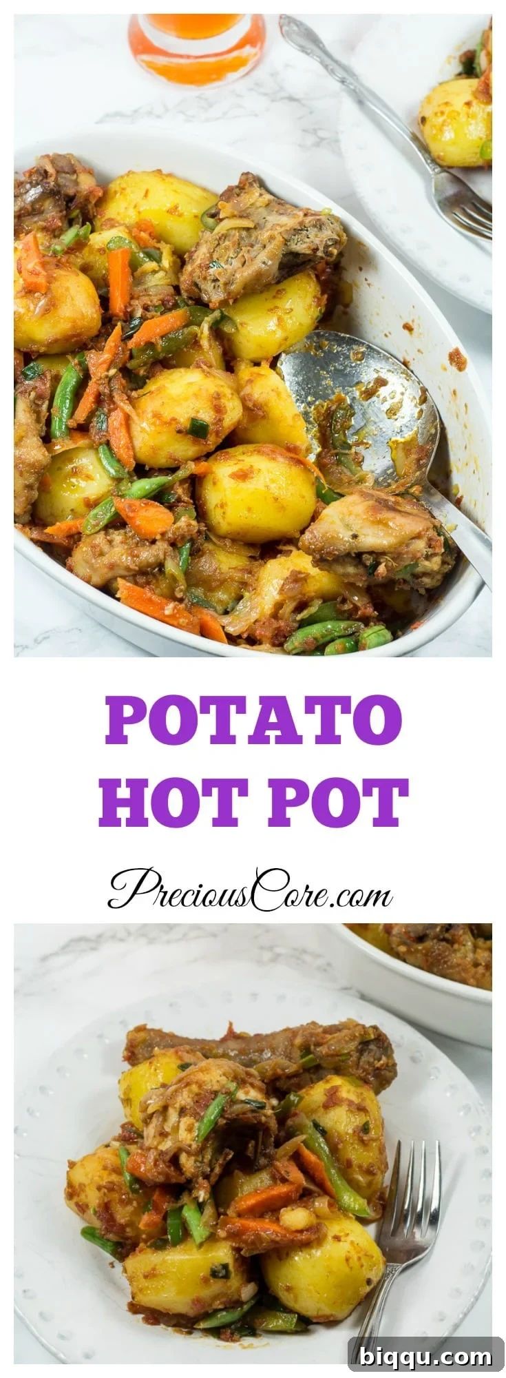 How to make potato hot pot, step-by-step guide image