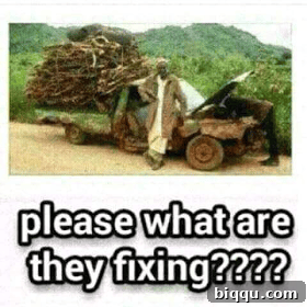 Image illustrating a situation prompting the Cameroonian expression 'Yeuh Ummm!', suggesting awkwardness or hesitation