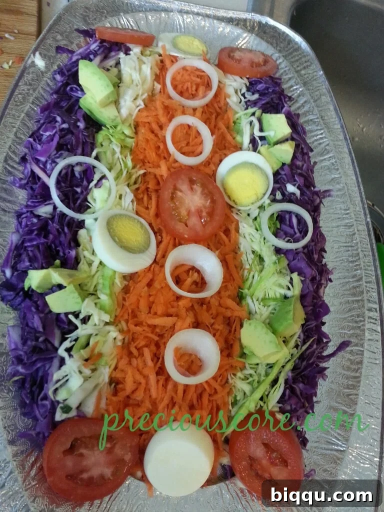 Perfectly sliced hard-boiled egg for salad, ready to be arranged