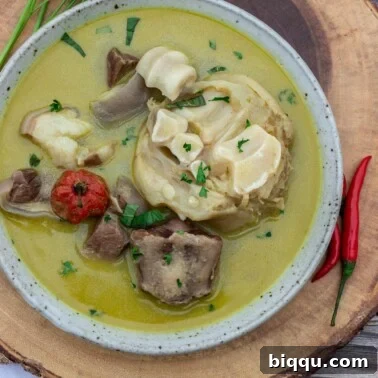 Square image of Cameroonian Pepper Soup.