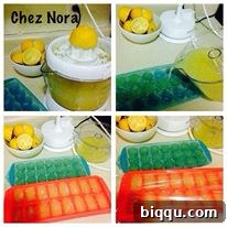 A refreshing glass of water with lemon and fresh fruits, symbolizing healthy hydration and clean eating.