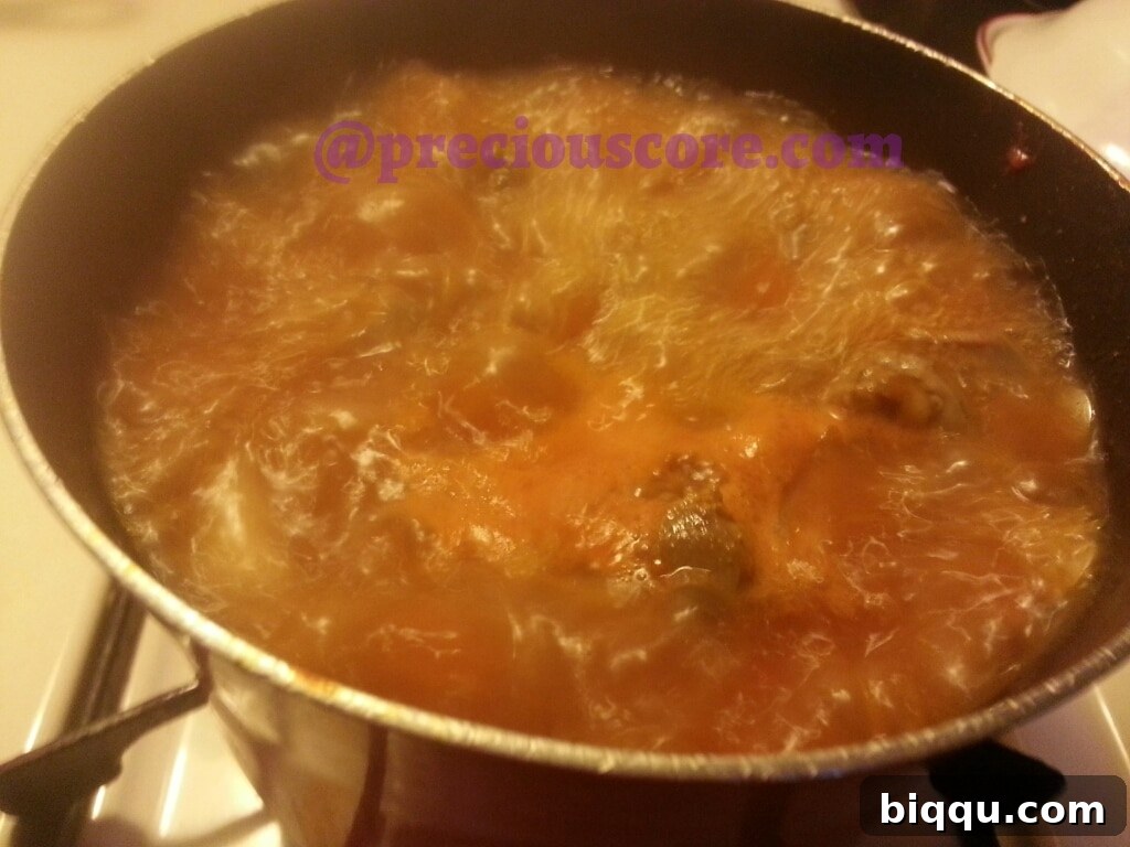 Aromatics added to boiling gizzards