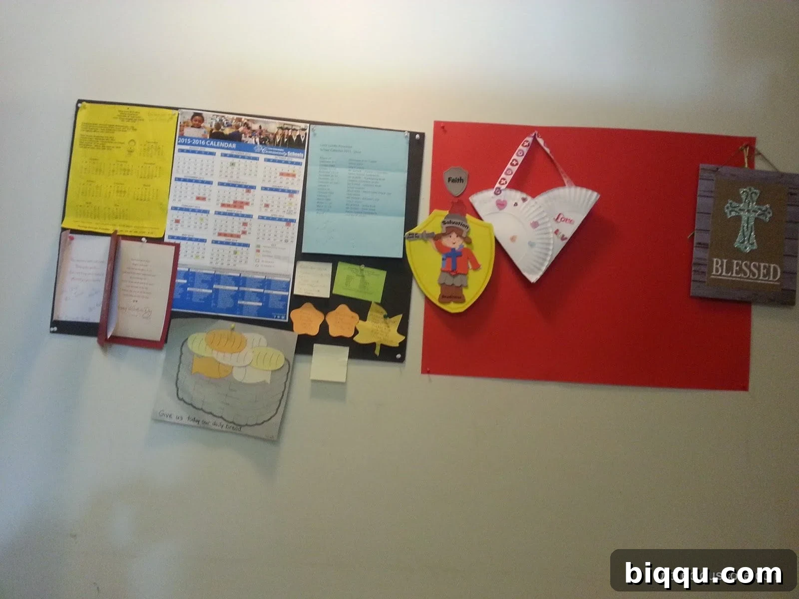 Creative Family Command Center in Kitchen Kitchen Wall Boards for Calendars and Art