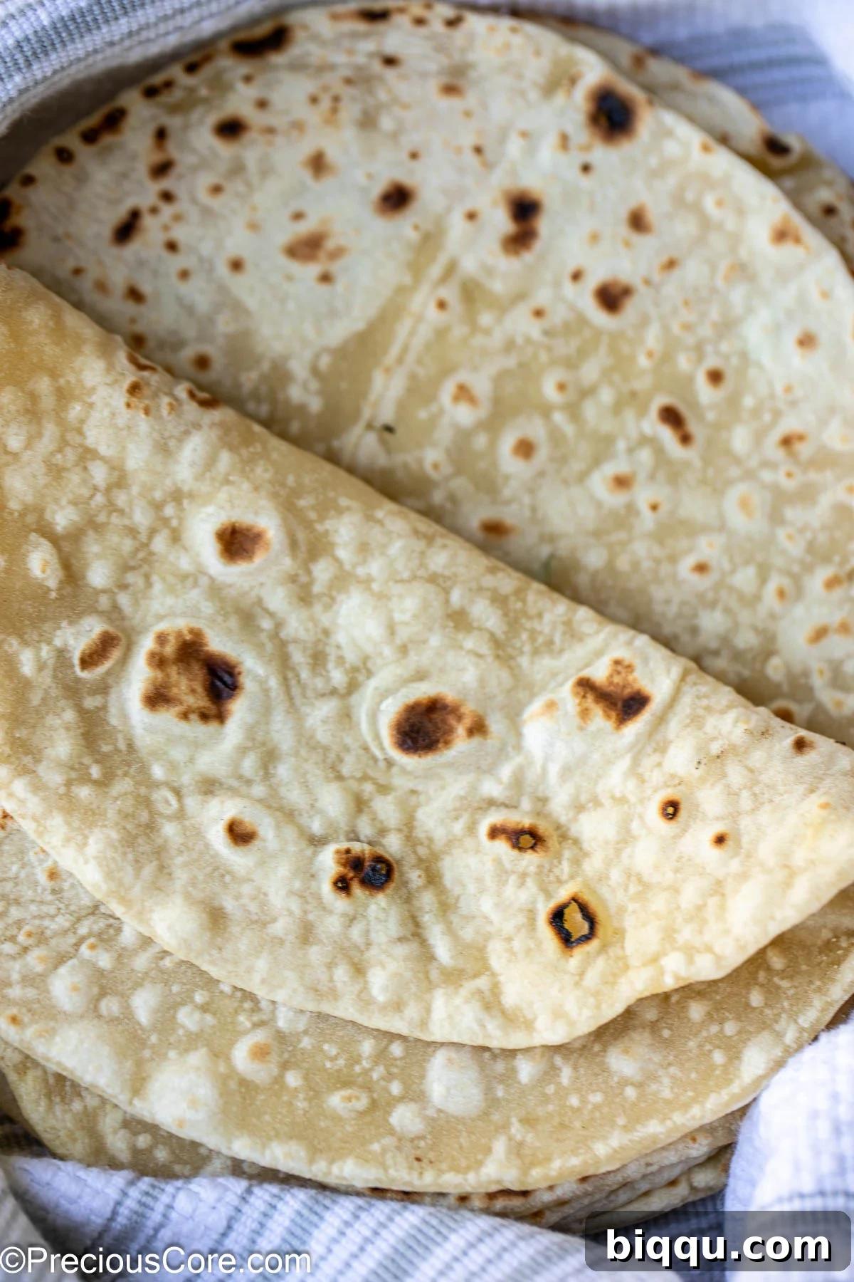 Golden Shawarma Wraps 3 Folded over piece of shawarma bread.