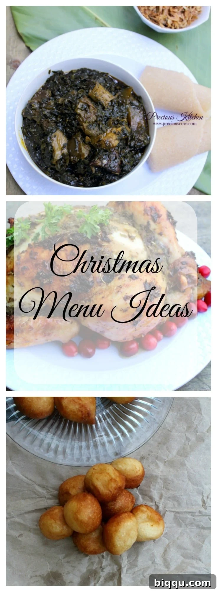 Christmas menu, holiday meal planning, festive recipes, Cameroonian cuisine, make-ahead dishes