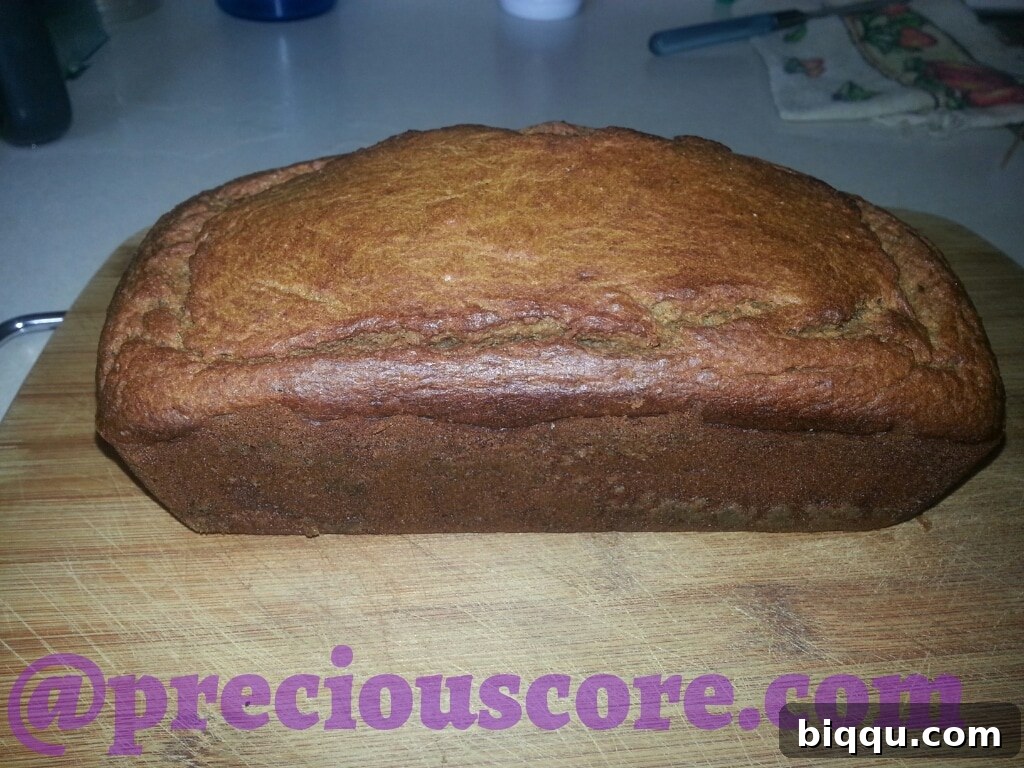 A freshly baked banana bread loaf and fried Accra Banana fritters