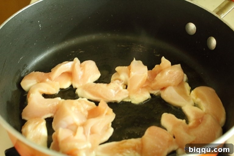 Oil Heating in Pan