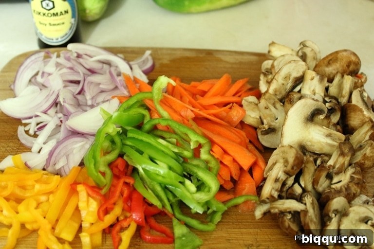 Chopping Vegetables