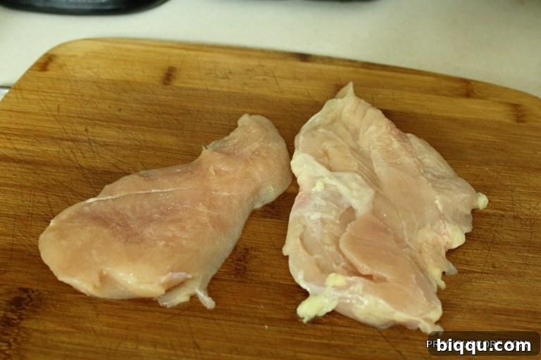 Fresh Chicken Breast for Stir Fry