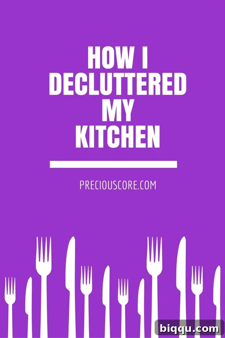 My Blueprint for a Beautifully Organized Kitchen 2 A beautifully organized and decluttered minimalist kitchen, representing a journey towards simplicity and efficiency in the home.