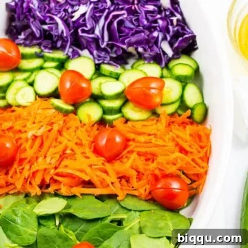spinach red cabbage salad