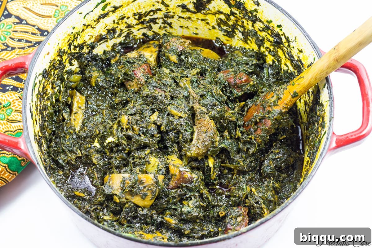 Eru recipe - Authentic Cameroonian Gnetum Africanum Stew