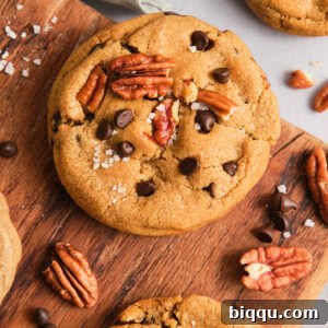 Cookies with pecans, chocolate chips, and butterscotch chips.