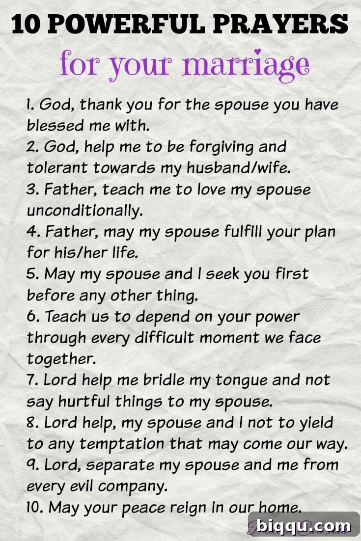 Prayers for your marriage - Precious Core, illustrating a couple praying together.