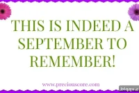 Unforgettable September