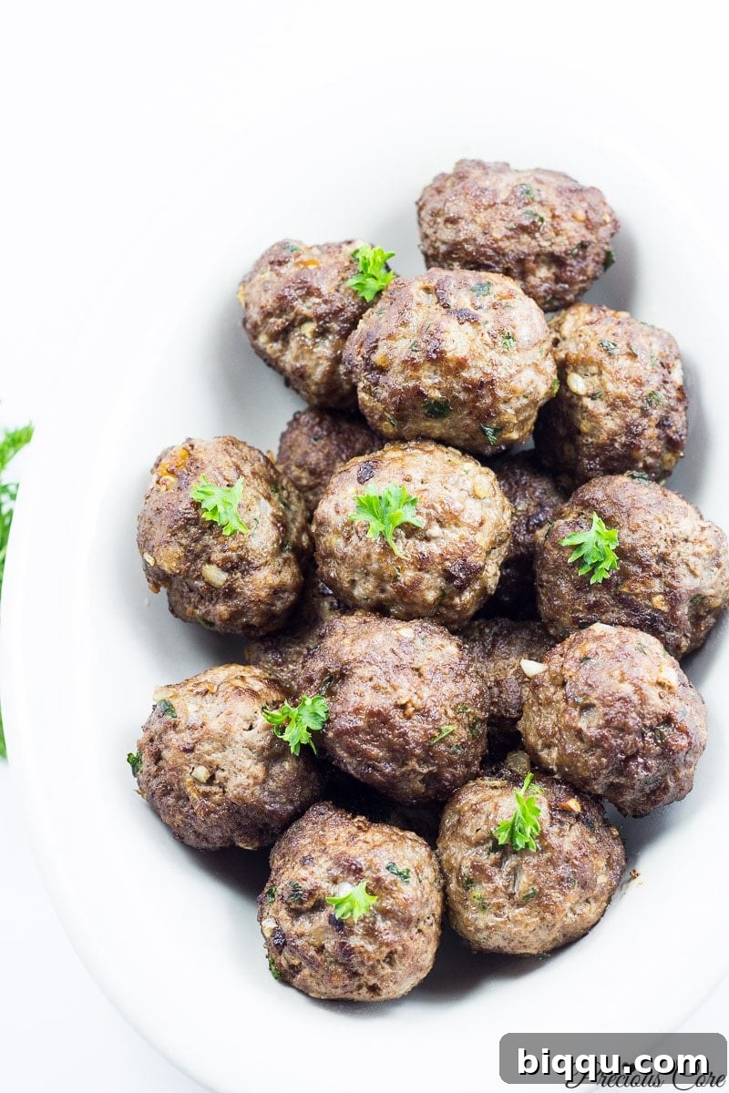 Delicious West African Meatballs served with tomato sauce