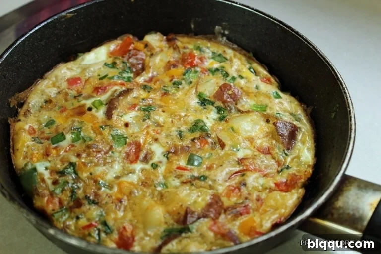 Baked Frittata in Skillet