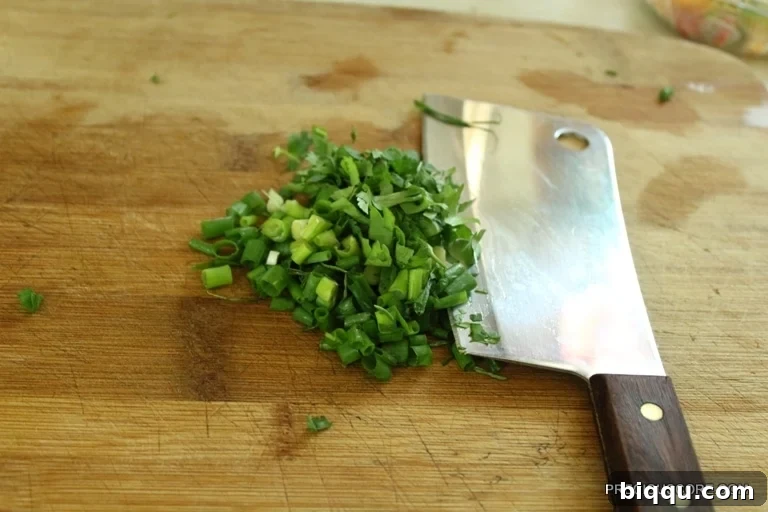 Chopped Ingredients in Bowls