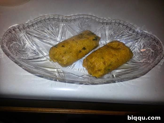 Steamed Kwacoco Bible, ready to be served.