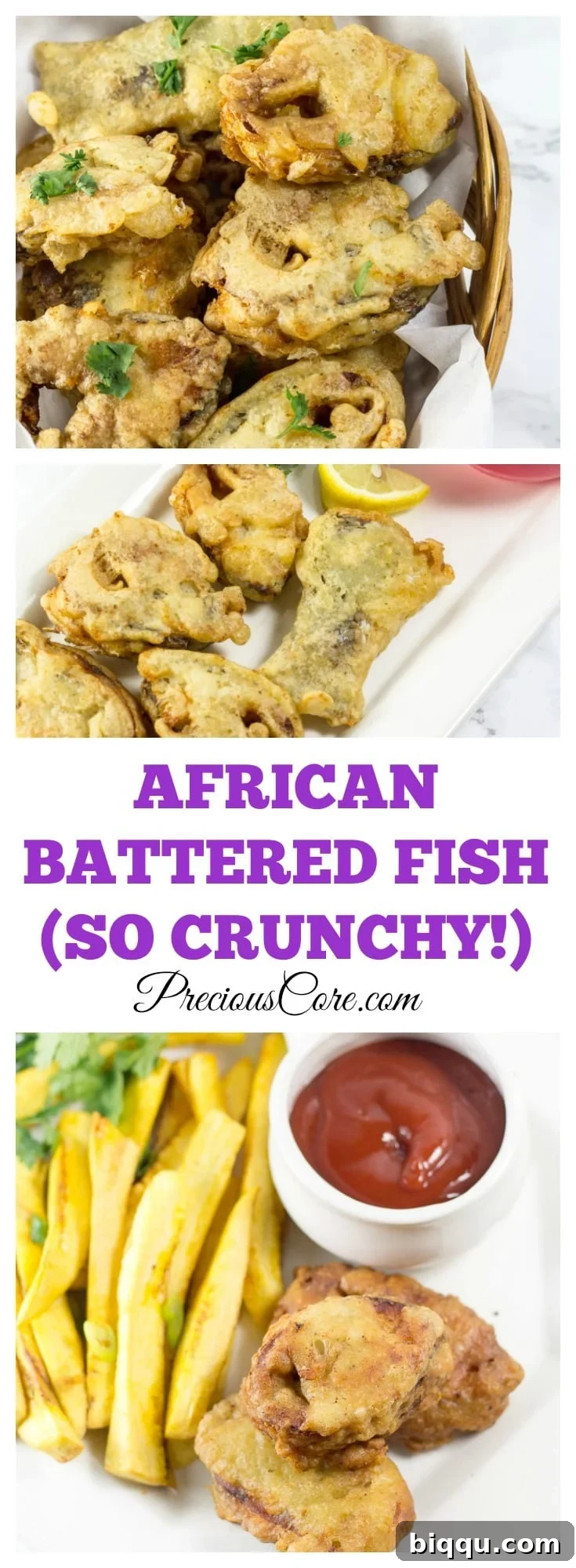 battered fish recipe - African street food