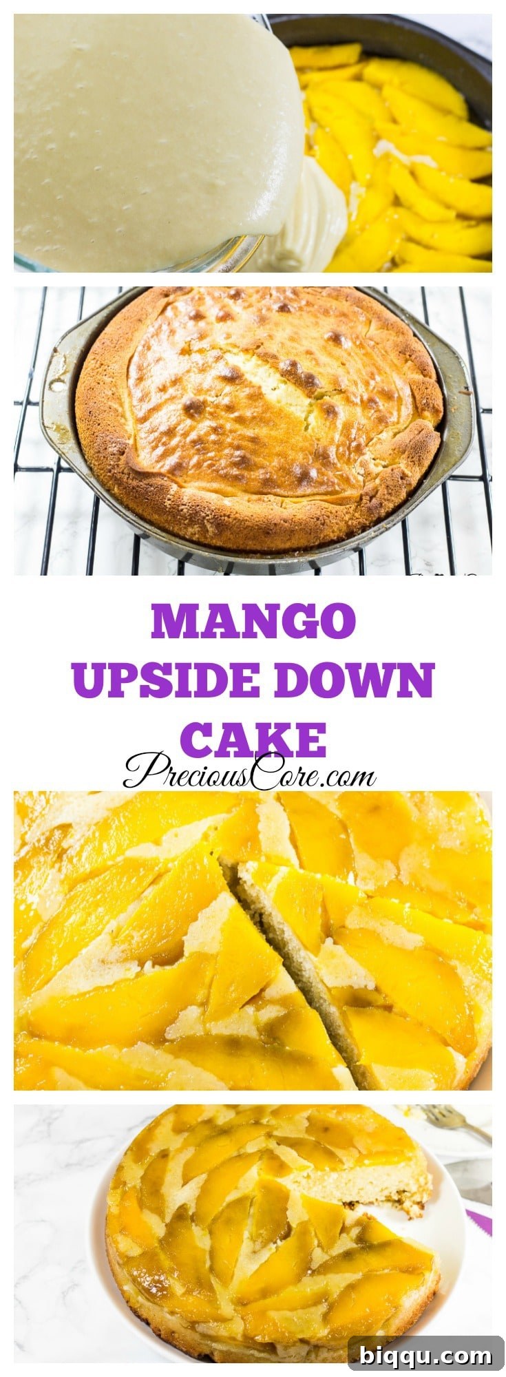 Upside Down Mango Cake Best Recipe