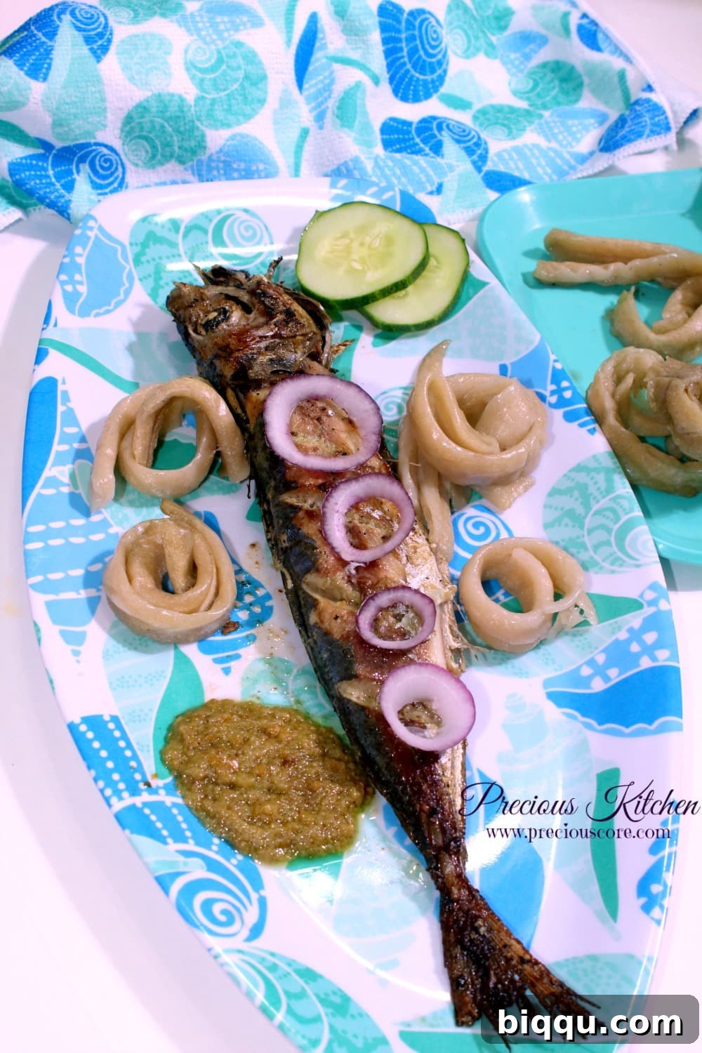 Authentic Cameroonian Roasted Fish Delicious Cameroonian Roasted Fish recipe, street food style