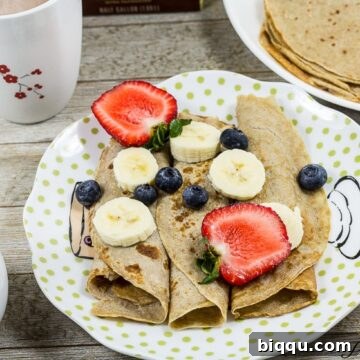 Healthy Banana Crepes Recipe