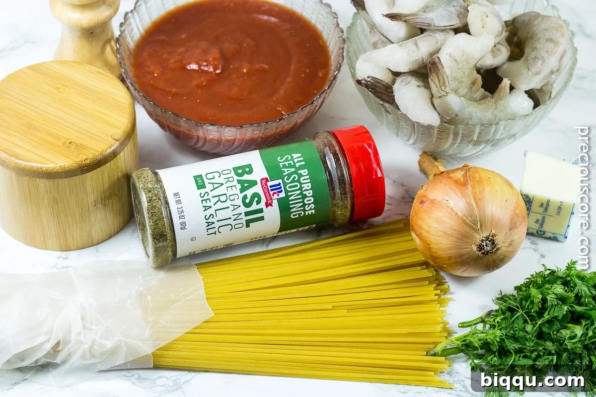 Creole Blackened Shrimp Pasta 4 Ingredients for blackened shrimp pasta