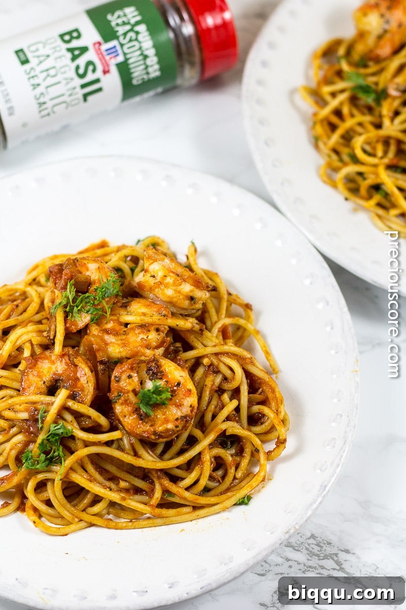 Creole Blackened Shrimp Pasta 9 Blackened Shrimp and Pasta Dinner