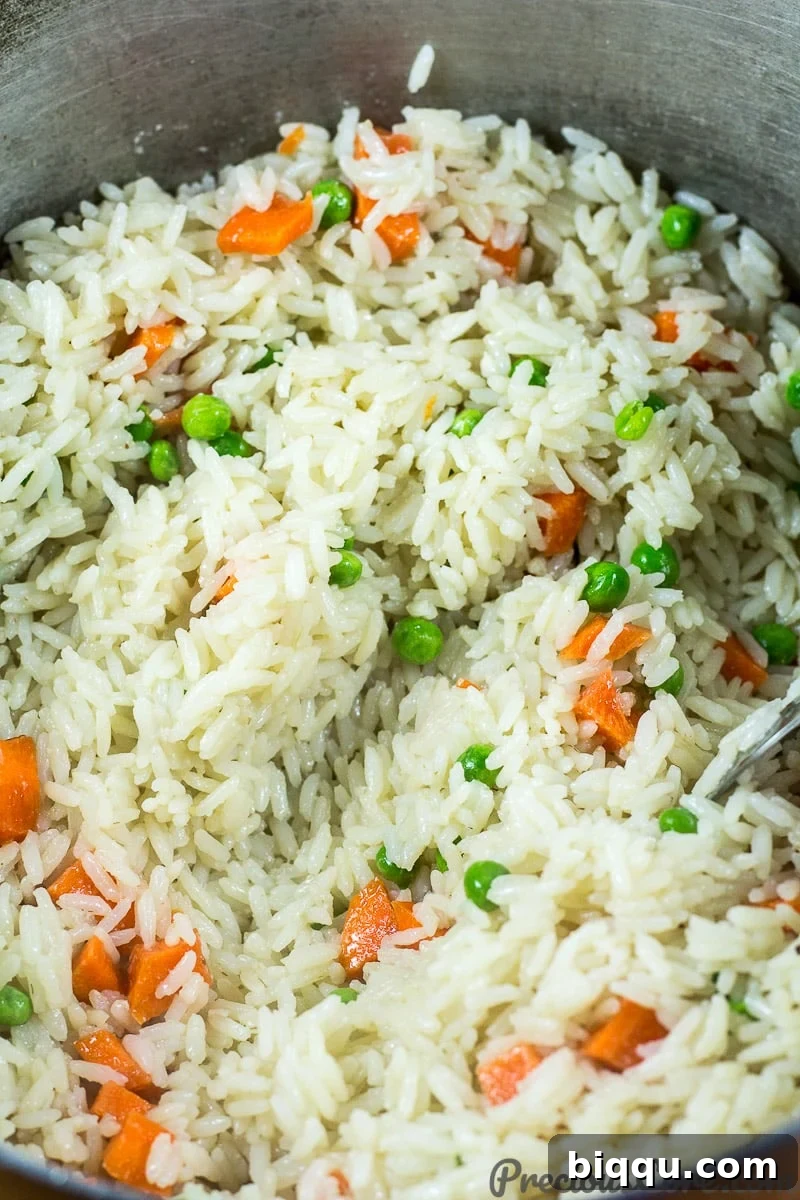 Effortless Coconut Rice 4 Easy coconut rice method, ready to serve