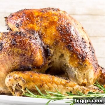 The best juicy roast turkey. This ultimate Thanksgiving Turkey recipe guarantees flavor and moisture.