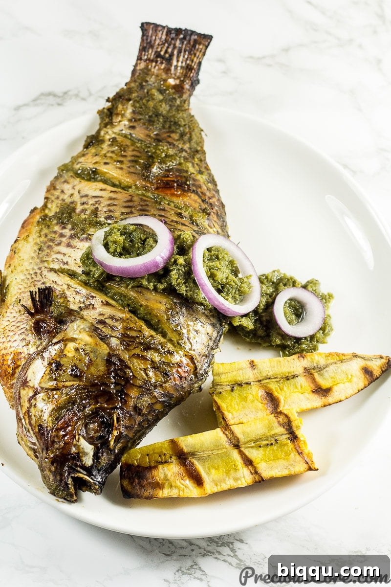 Oven grilled tilapia recipe, African style