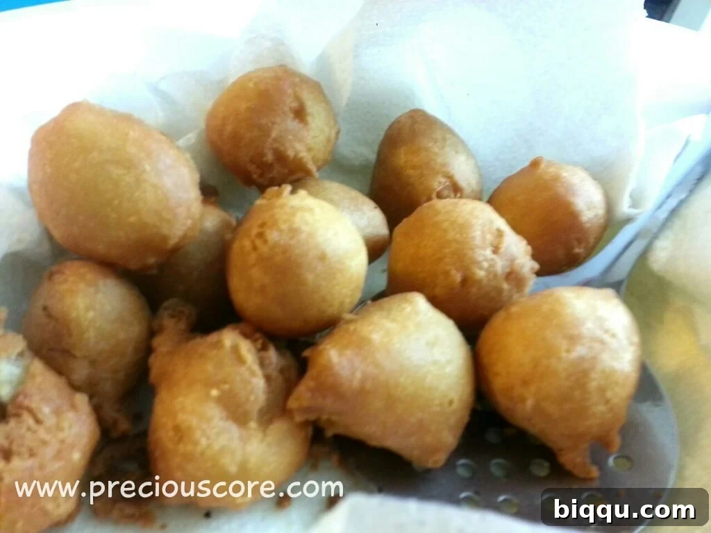 Fluffy African coconut doughnuts with a tropical flavor