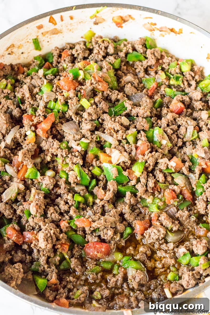 Plantain Lasagna Meat Sauce from Scratch
