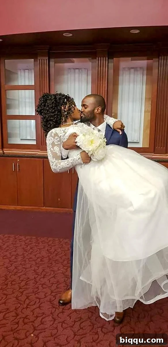 Cameroonian-Sierra Leonean Wedding Couple on Their Big Day