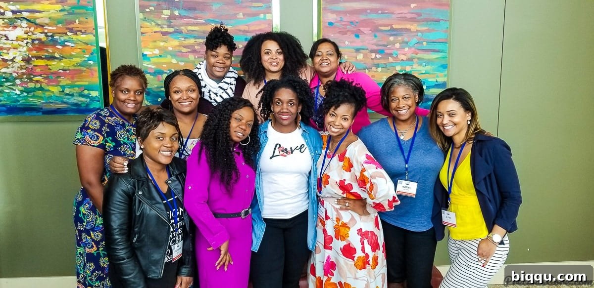 Group picture of Black Food Bloggers